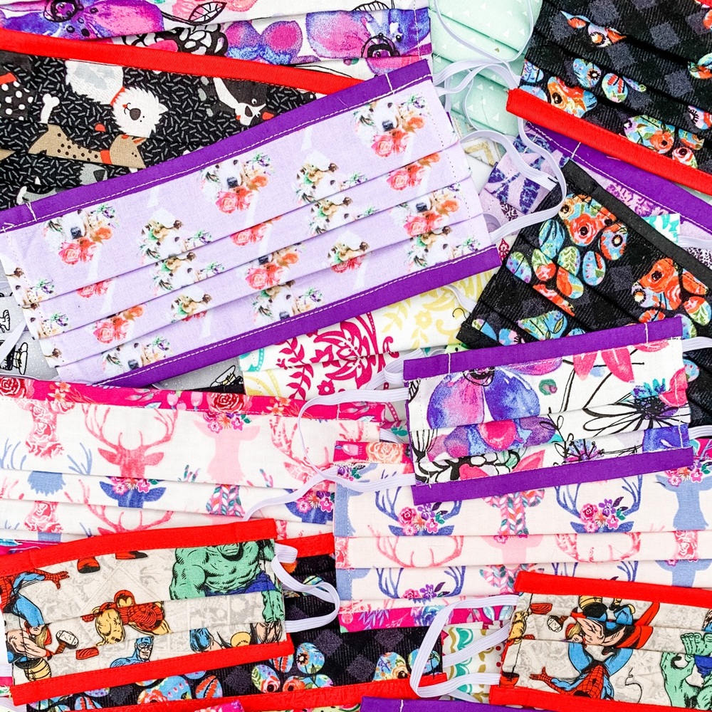 Handmade custom face masks